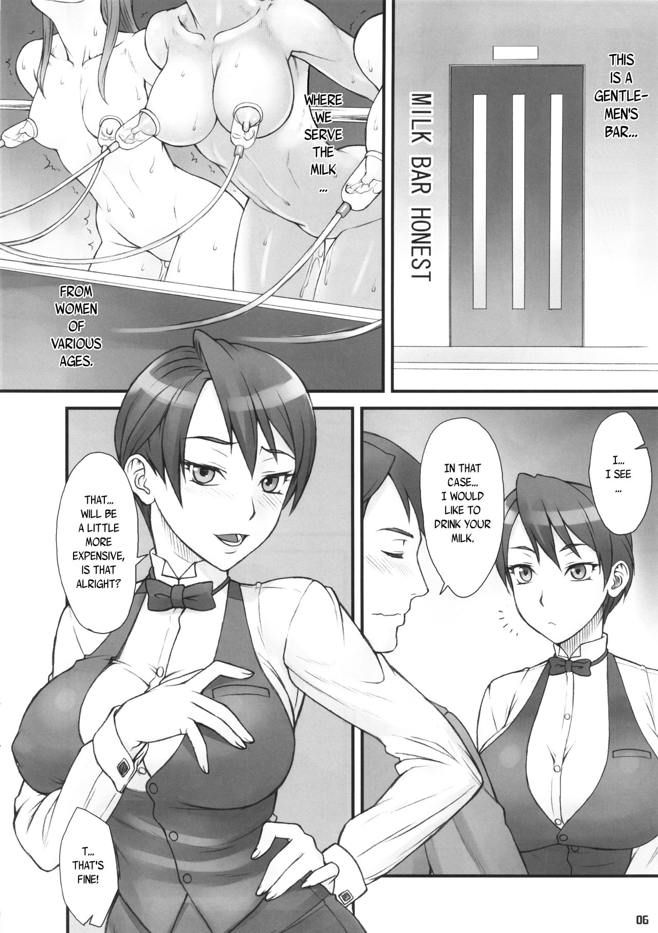 (COMIC1☆8) [流弾屋 (BANG-YOU)] MILK BAR HONEST [英訳]