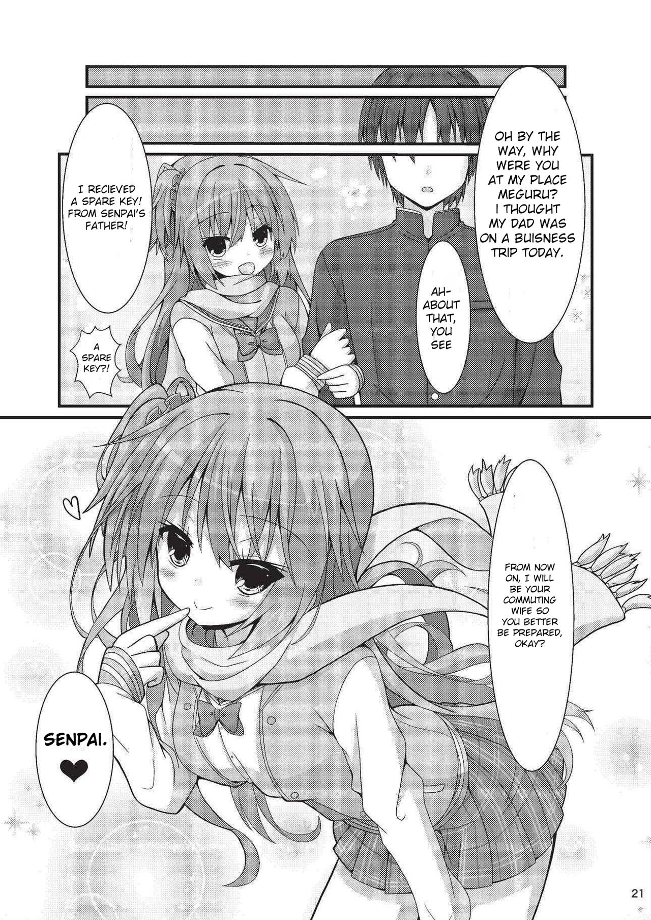 (C92) [音速エビフライ (ねこのしろ)] 朝からめぐるとマジエロ先輩する本 (サノバウィッチ) [英訳]