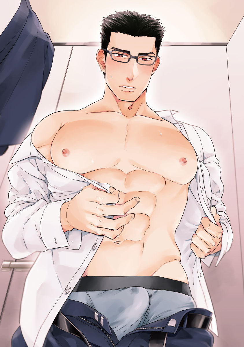 [わかちこ] 雄っぱいの揺れにご注意ください