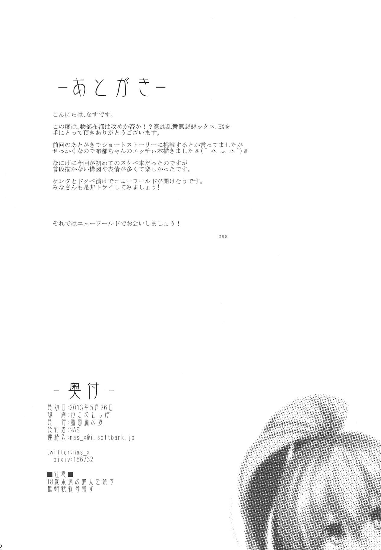 (例大祭10) [画面端の夜 (NAS)] 豪族乱舞無慈悲ックス EX. (東方Project)