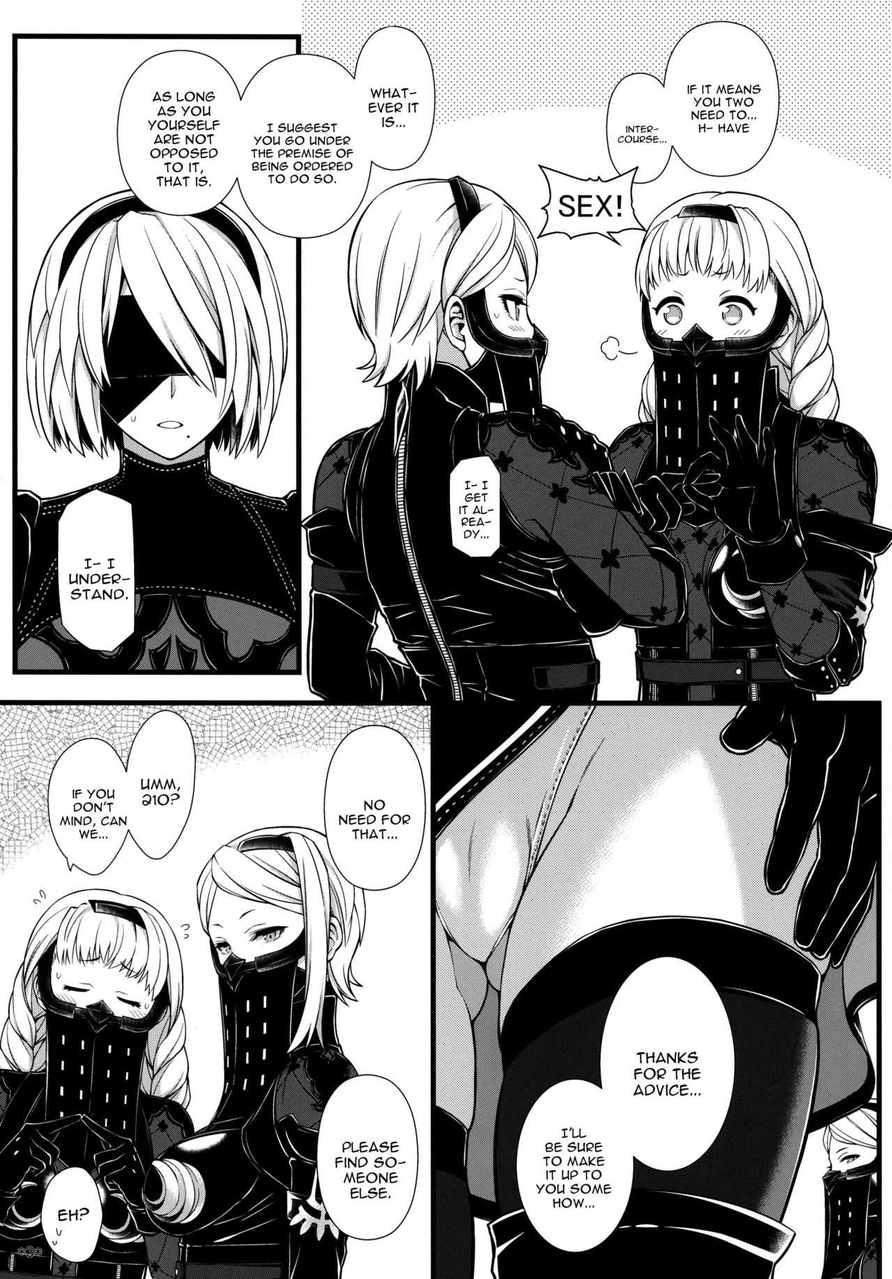(C92) [モンモー牧場 (ウーロン・レイ)] 君の笑顔が僕の星 (ニーア オートマタ) [英訳]