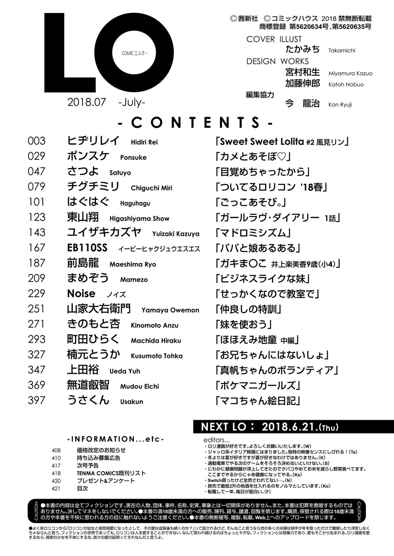 COMIC LO 2018年7月号 [DL版]