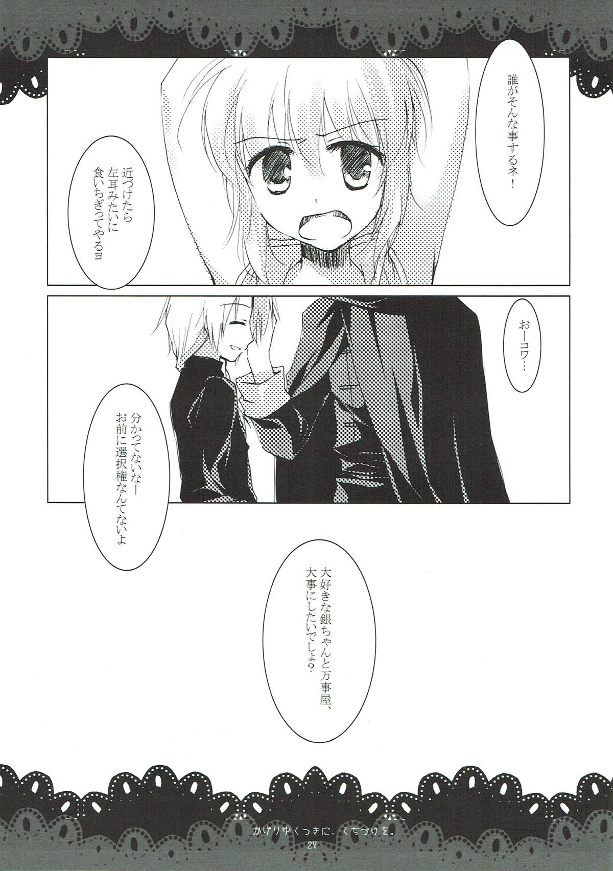 (C75) [FRAC (みつき)] 翳り行く月に、口付けを。 (銀魂)