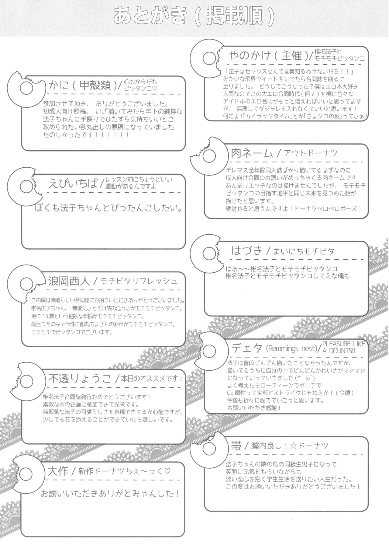 (C93) [けかの屋 (よろず)] 椎名法子とモチモチピッタンコ (アイドルマスター シンデレラガールズ)
