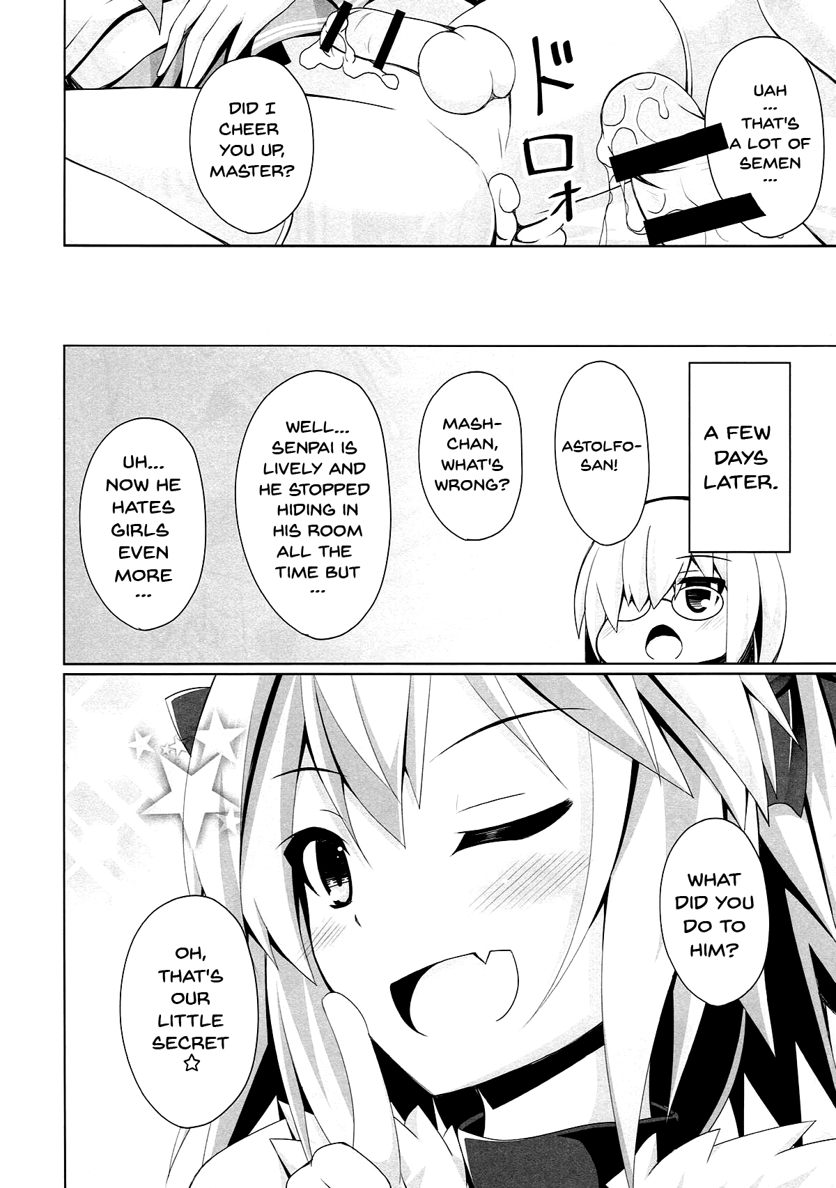 (C92) [Imitation Moon (成海優)] オンナノコじゃないからコワくないよ？ (Fate/Grand Order) [英訳]