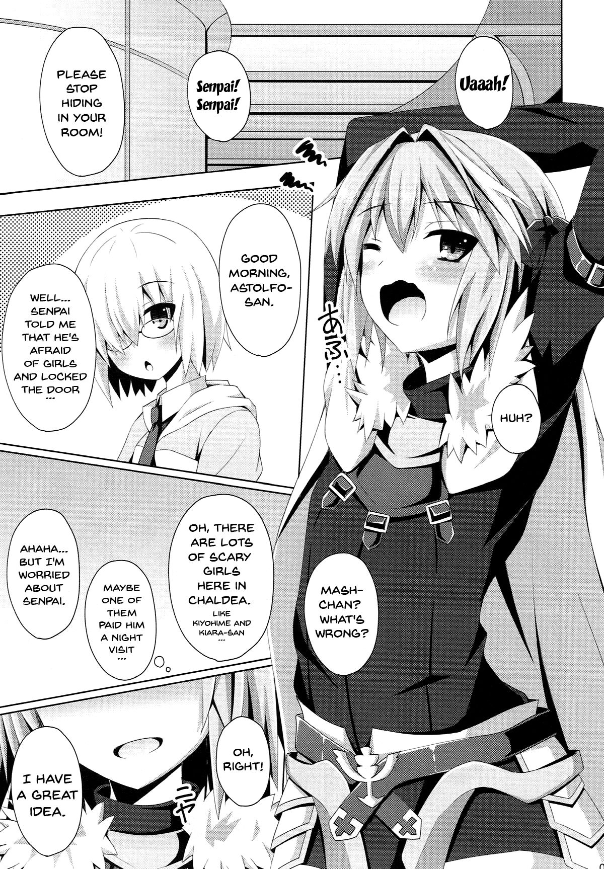 (C92) [Imitation Moon (成海優)] オンナノコじゃないからコワくないよ？ (Fate/Grand Order) [英訳]