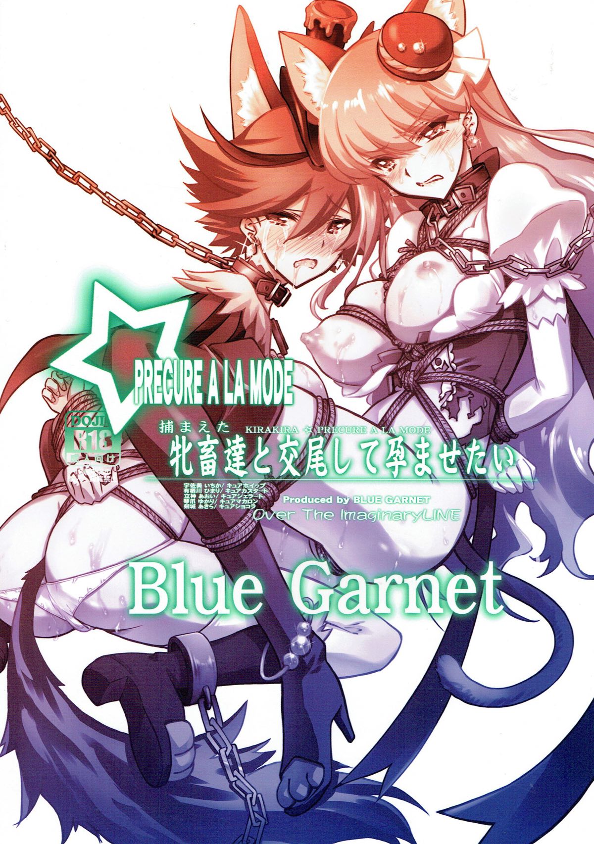 (C92) [BLUE GARNET (芹沢克己)] 捕まえた牝畜達と交尾して孕ませたい (キラキラ☆プリキュアアラモード)
