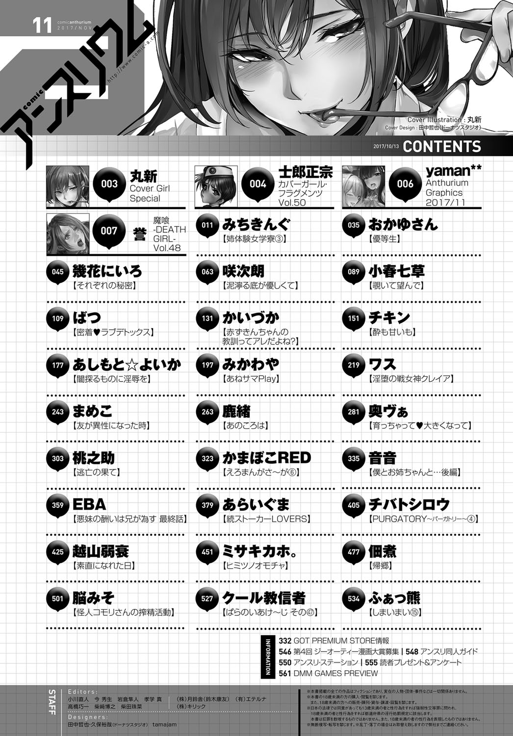 COMIC アンスリウム 2017年11月号 [DL版]