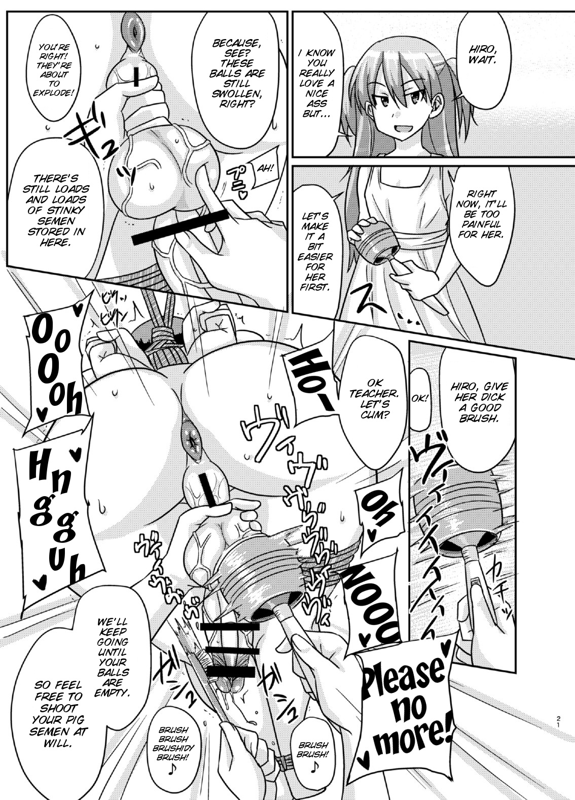 (ふたけっと11.5) [ろっくすてでぃ (スズラメ)] ふたぶた [英訳]