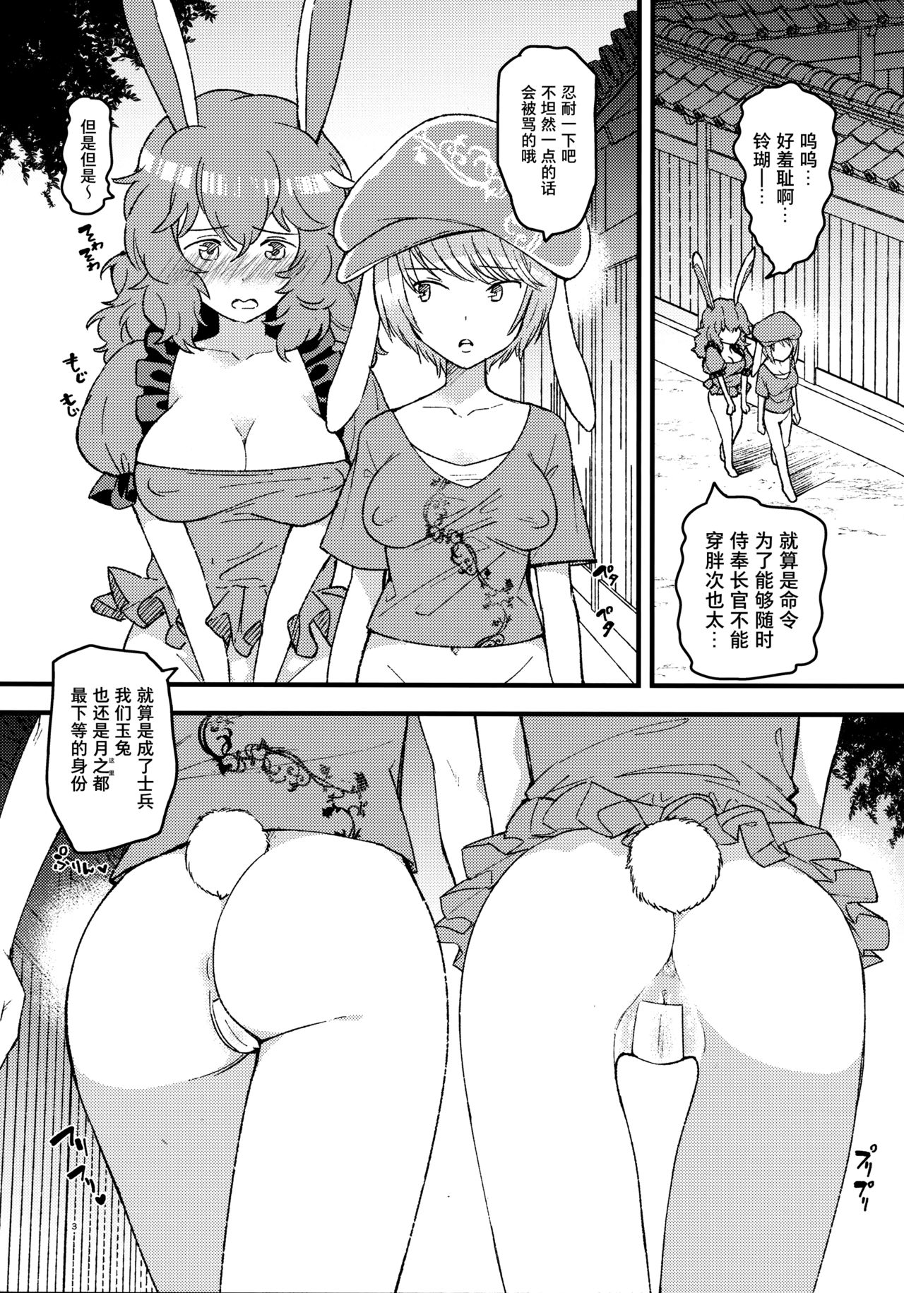 (例大祭14) [こもりきり。 (卯林)] ノーパンツ・ラビット (東方Project) [中国翻訳]