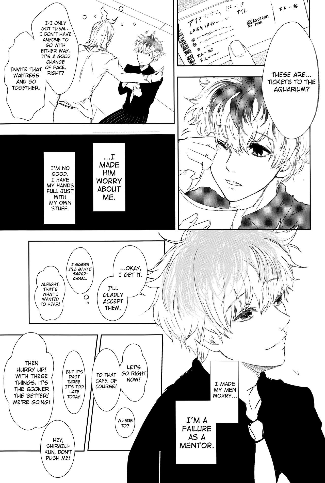 (C89) [ソムニウム (如月蒼)] Innocent Blue - Before Sunrise (東京喰種) [英訳]