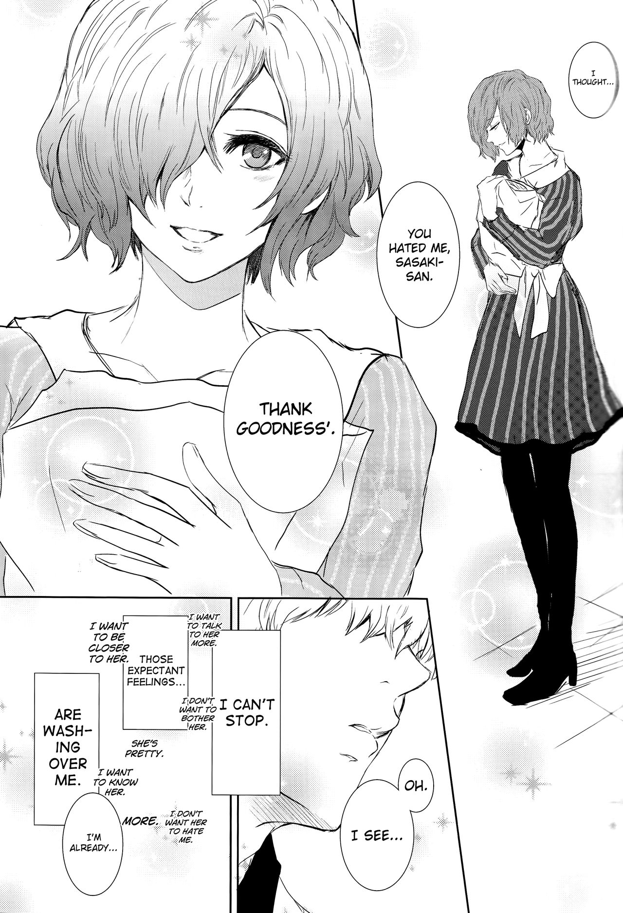 (C89) [ソムニウム (如月蒼)] Innocent Blue - Before Sunrise (東京喰種) [英訳]