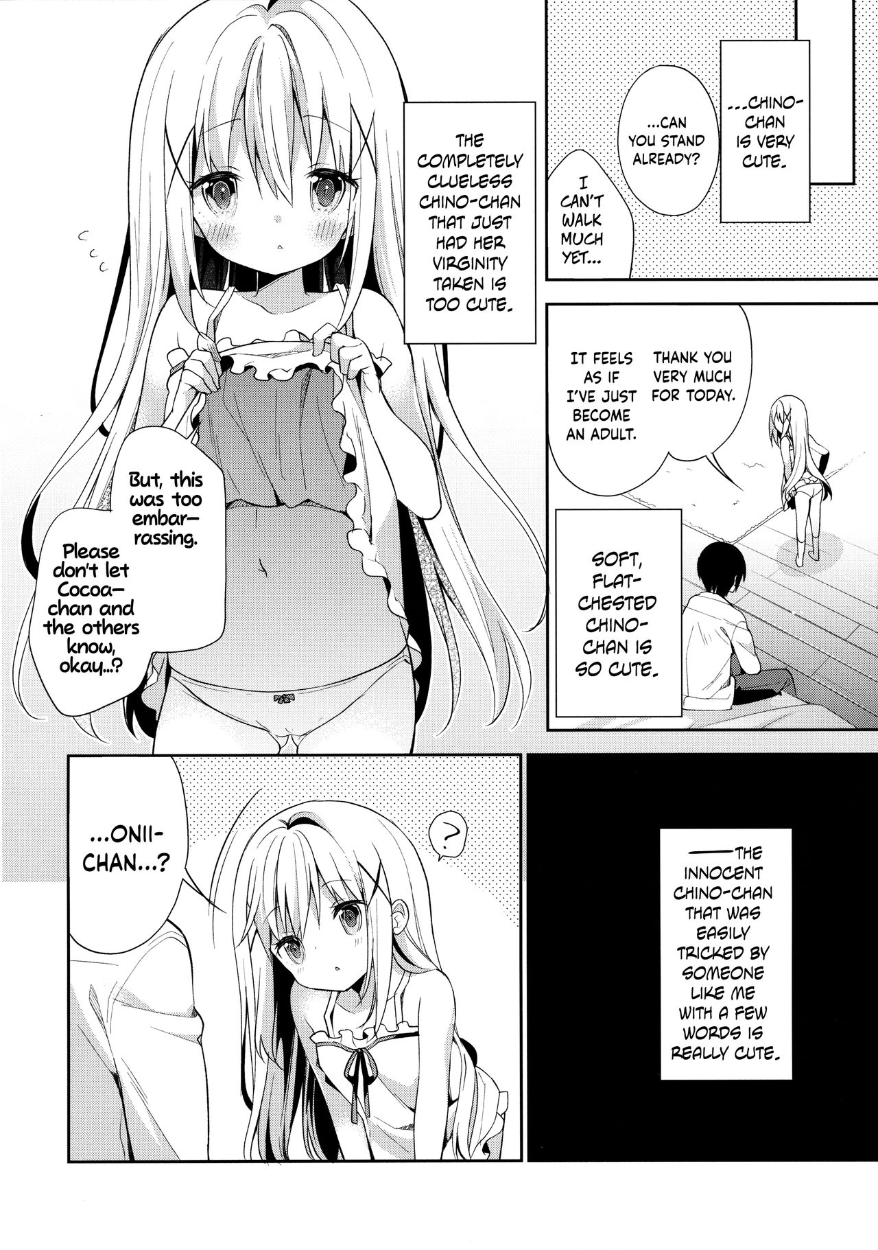 (C89) [ココアホリック (ユイザキカズヤ)] Cocoa Holic #20 チノホリック (ご注文はうさぎですか?) [英訳]