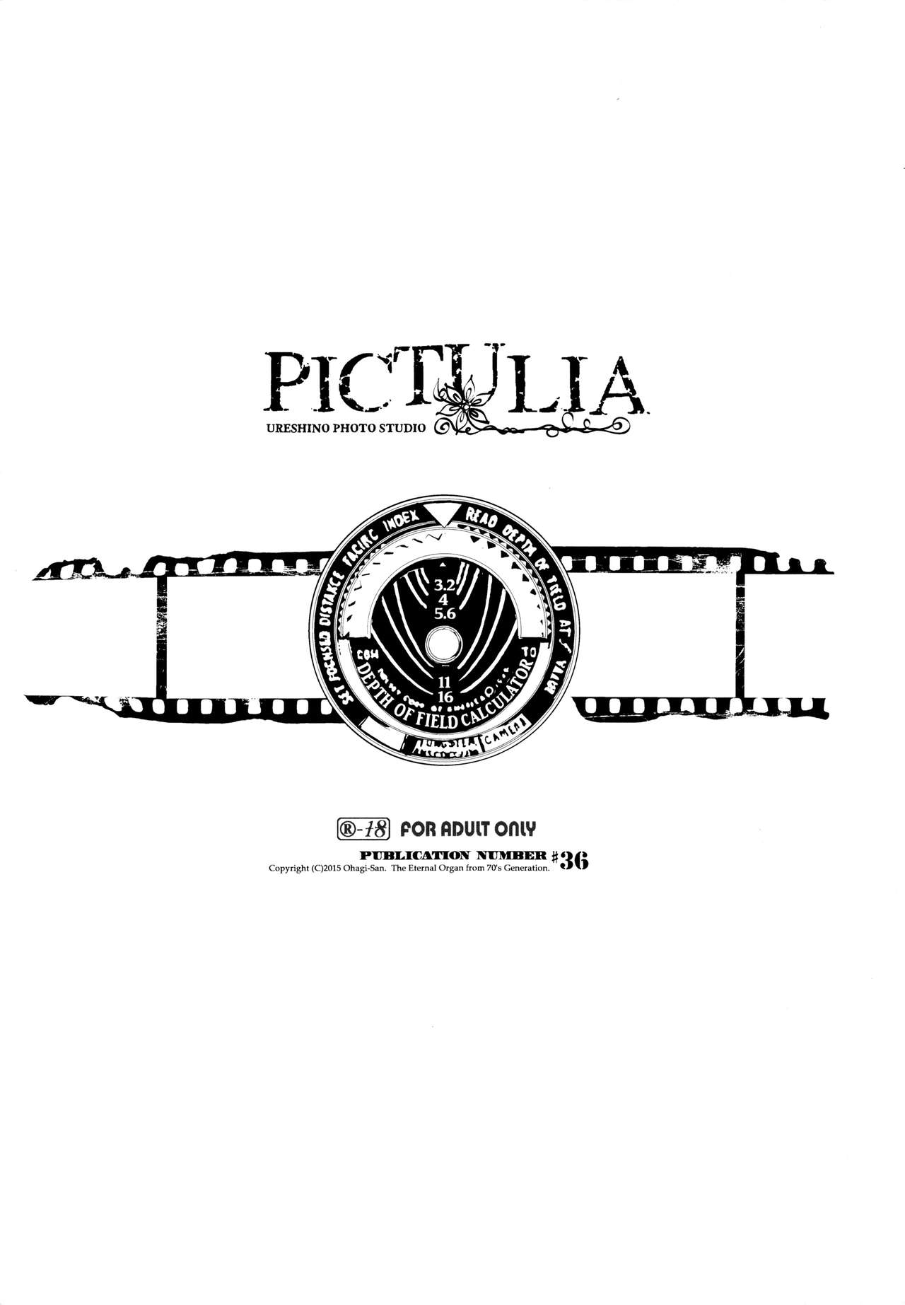 (COMIC1☆9) [70年式悠久機関 (おはぎさん)] pictulia + 4Pリーフレット [英訳]