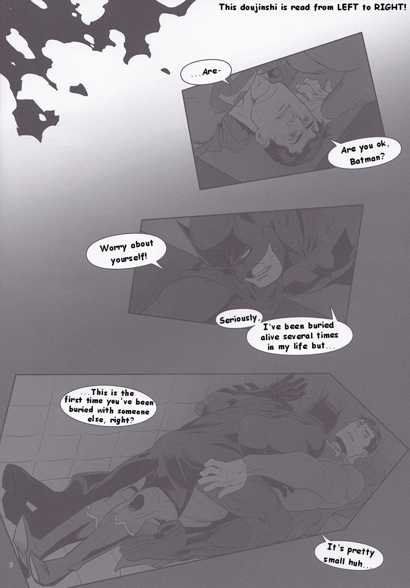 (C86) [下水道めがね (じろう)] DO NOT MIX (Batman、Superman) [英訳]