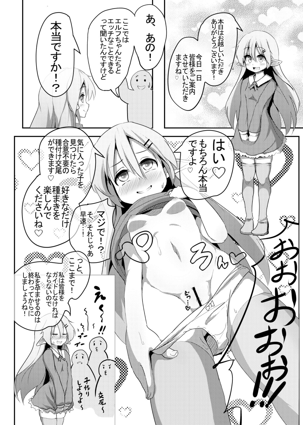[コテ絵] エルフの国で子作り遊び ～発情エルフと楽しく繁殖♪～ [DL版]