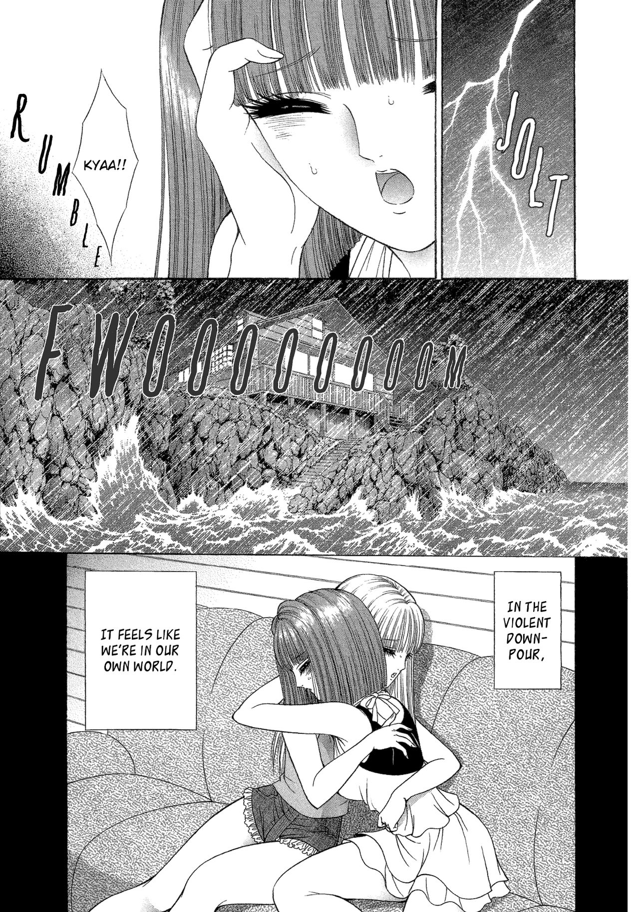 [千之ナイフ] 雨に濡れた休日 (レズビアンII 蜜の部屋) [英訳]