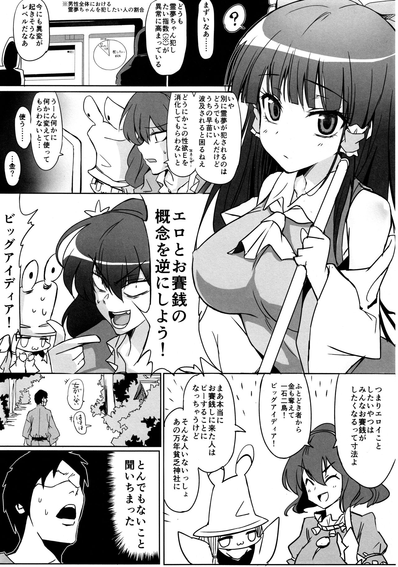 (C86) [八ツ神料理店 (八ツ神店長)] Hで喜ぶ霊夢ちゃん (東方Project)