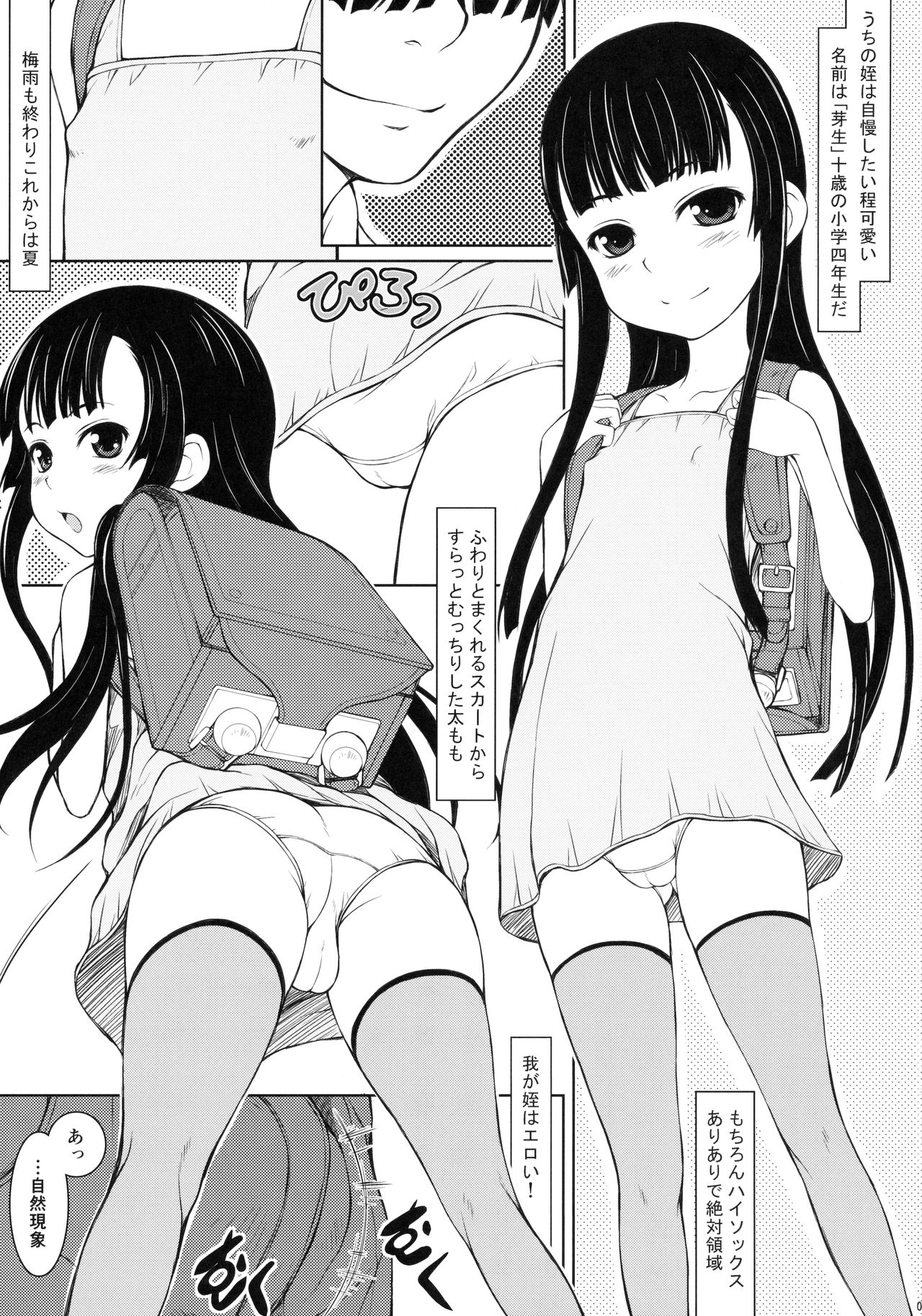 (C90) [自爆SYSTEM (涼樹天晴)] 姪は〇年生JS4編