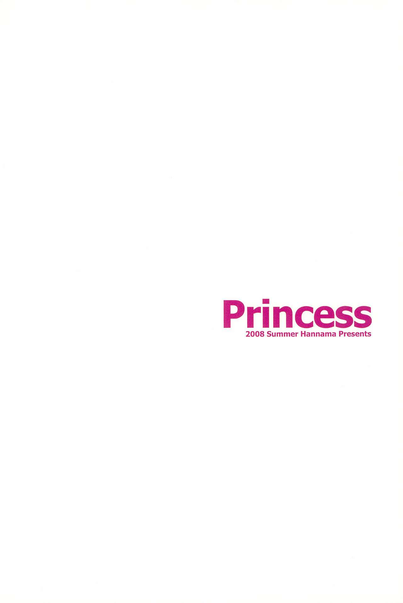 (C74) [はんなま (せれれ)] Princess (ゼロの使い魔)