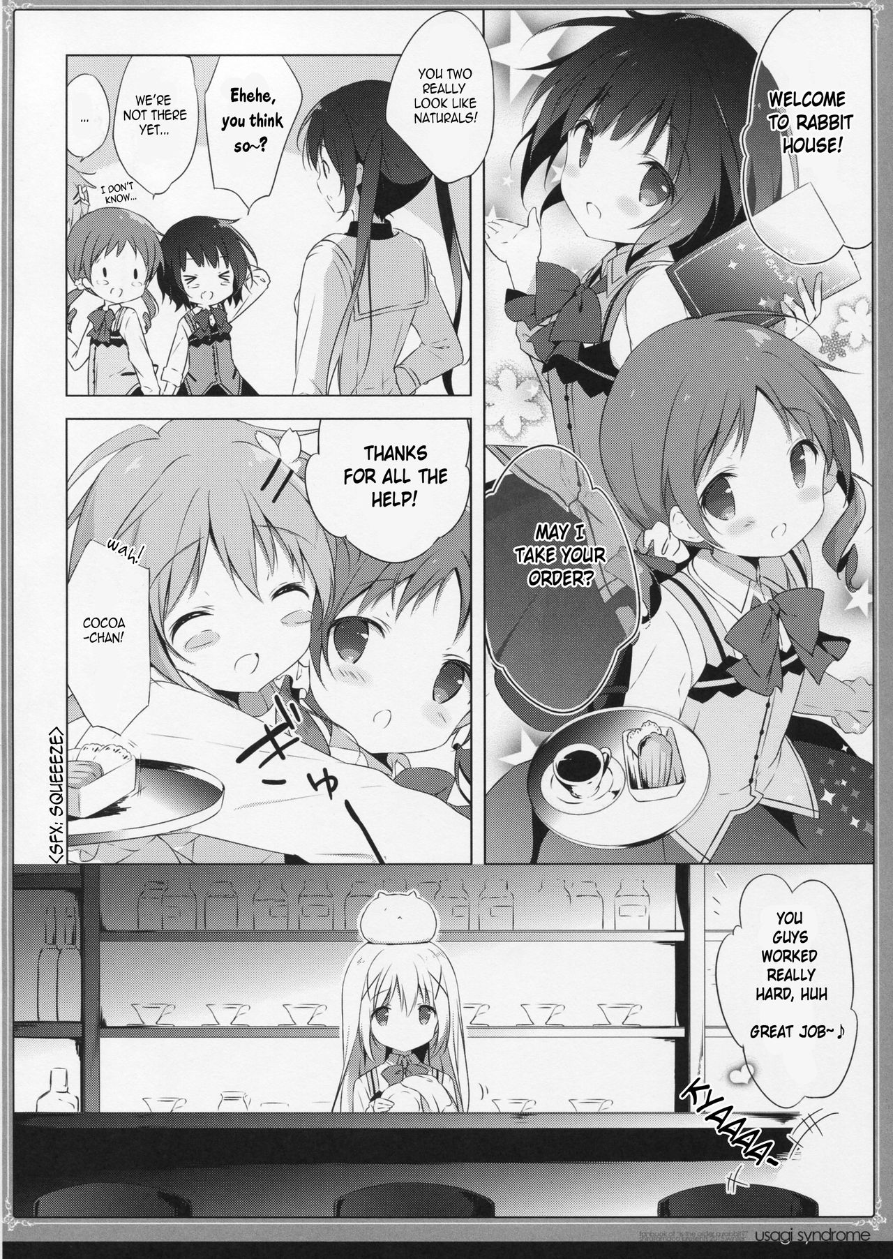 (C89) [しらたまこ (しらたま)] うさぎシンドローム2 (ご注文はうさぎですか?) [英訳]