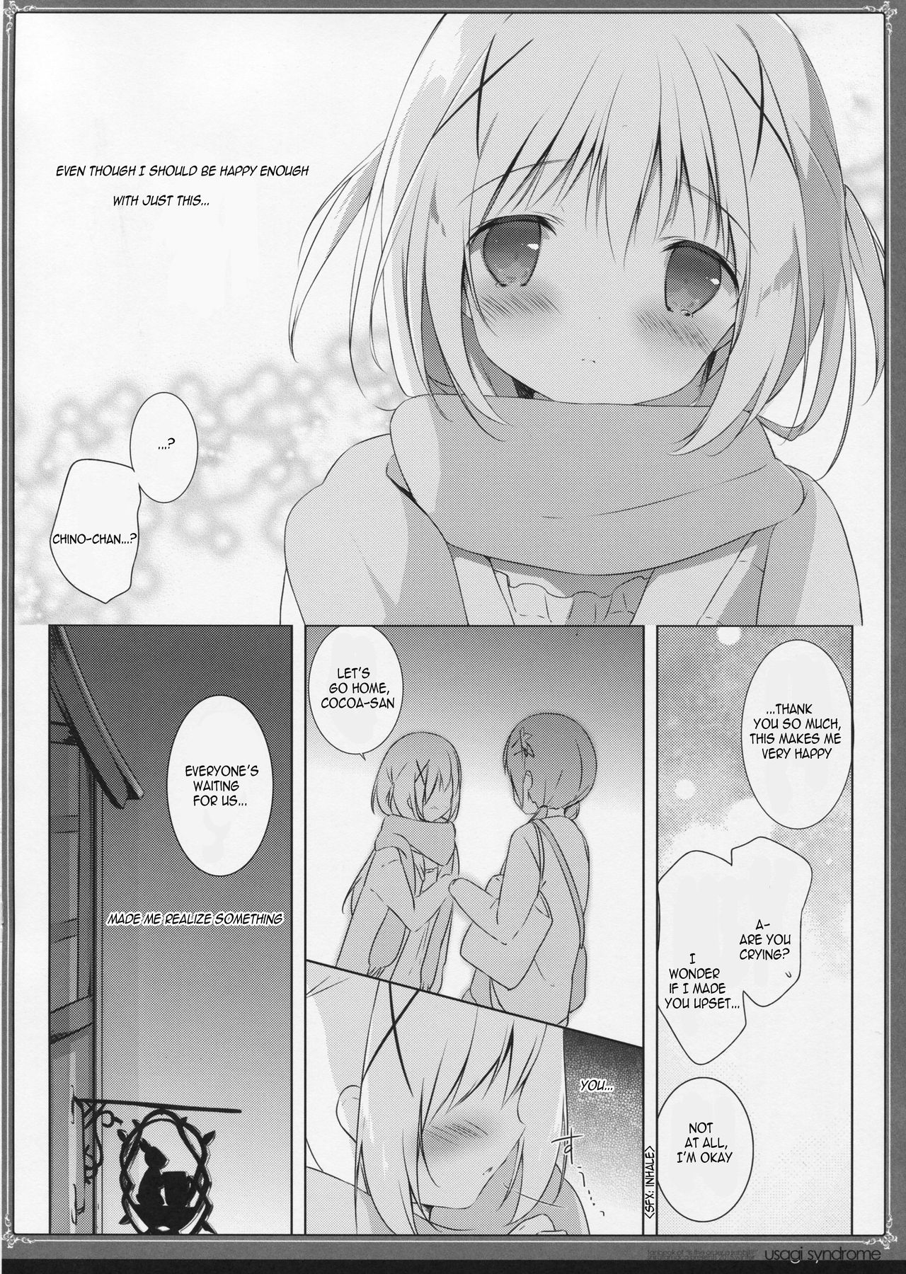 (C89) [しらたまこ (しらたま)] うさぎシンドローム2 (ご注文はうさぎですか?) [英訳]