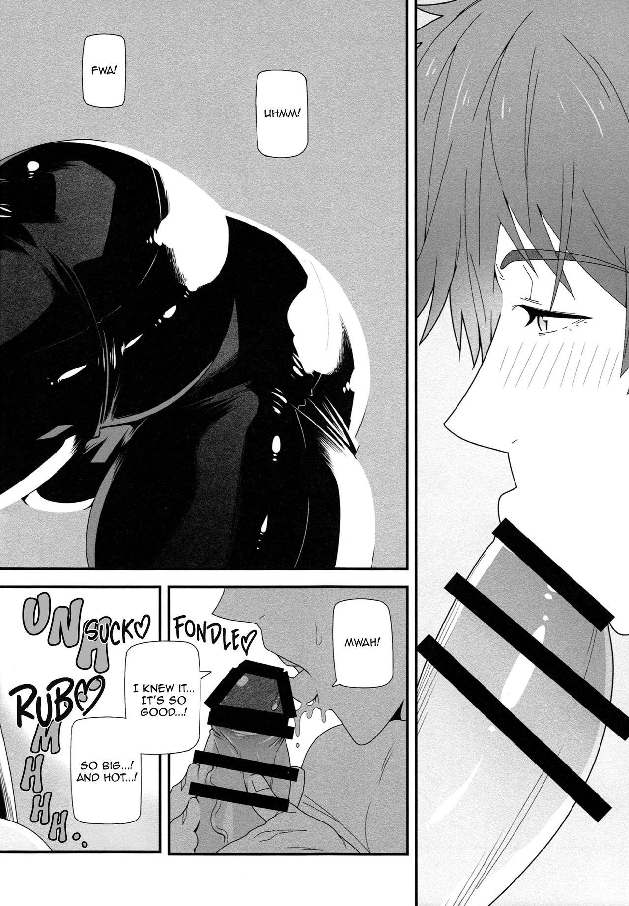 (HARUCC20) [まらぱるて (小島祥太朗)] 水も滴る (Free!) [英訳]