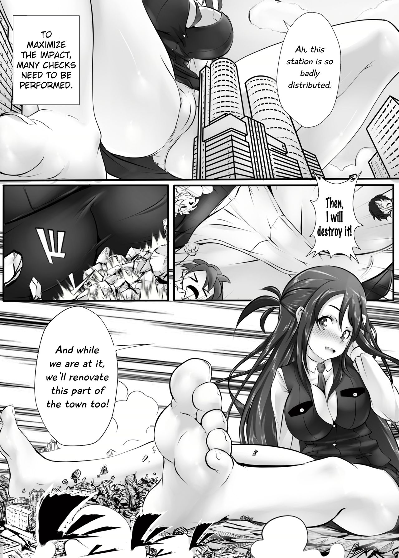 [火山の楊] 巨大娘鉄道公安隊 - Rail Giantess! (RAIL WARS!) [英訳] [DL版]