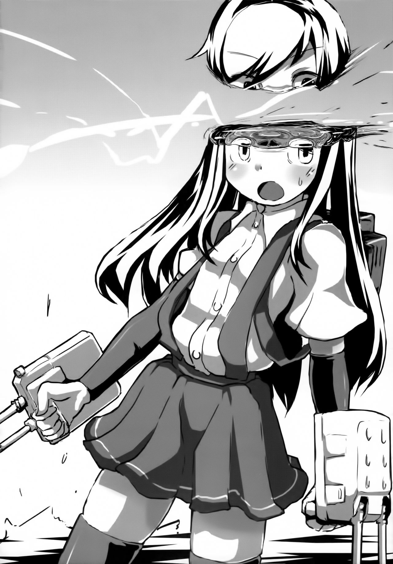 (C90) [ジョング (スキヨ)] ぶっとべ朝潮ちゃん(物理的に) (艦隊これくしょん -艦これ-)