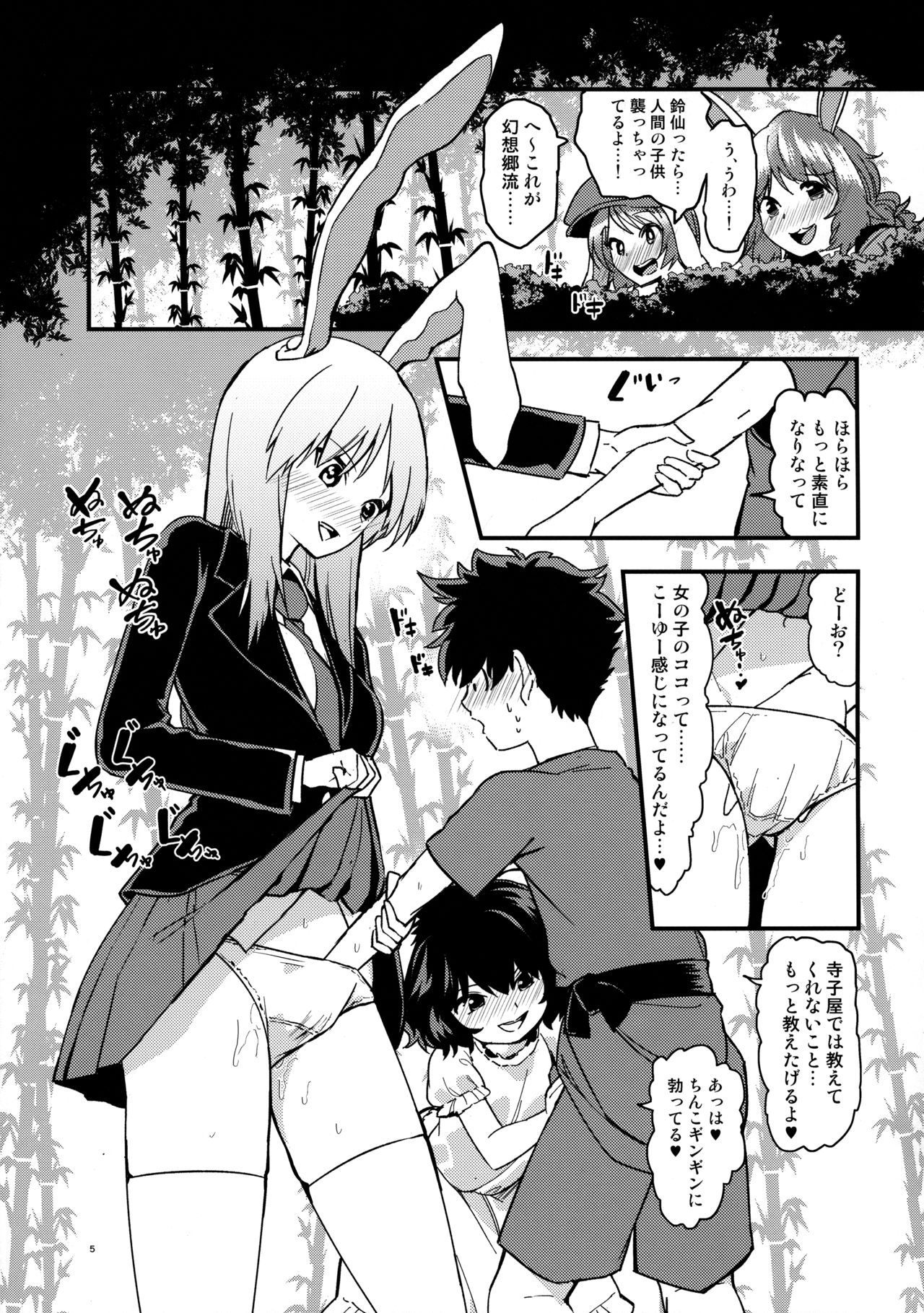(例大祭13) [こもりきり。 (卯林)] うさぎうさぎナニみてはねる (東方Project)