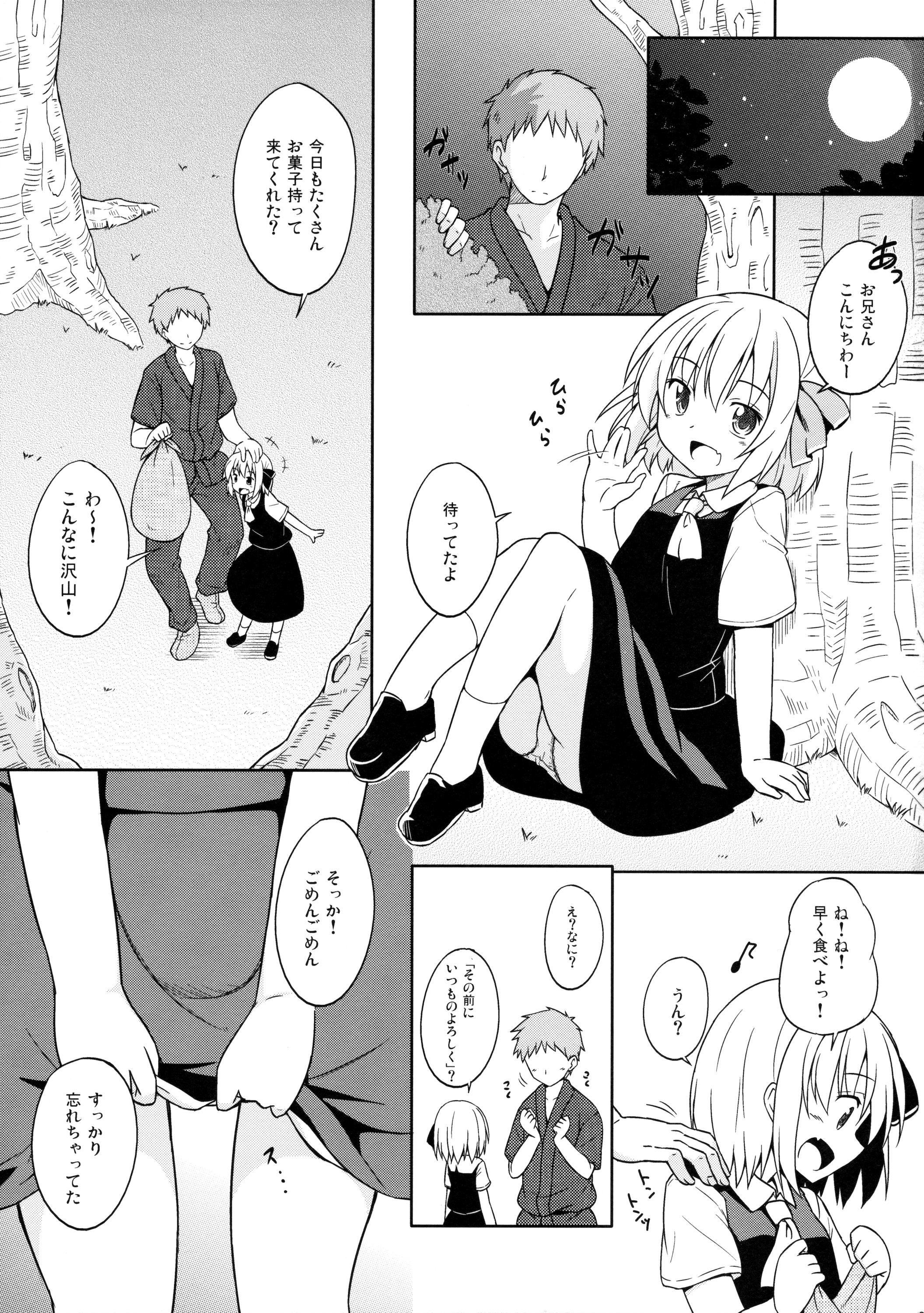 (例大祭13) [とんずら道中 (かざわ)] おにいさん、何するの? (東方Project)