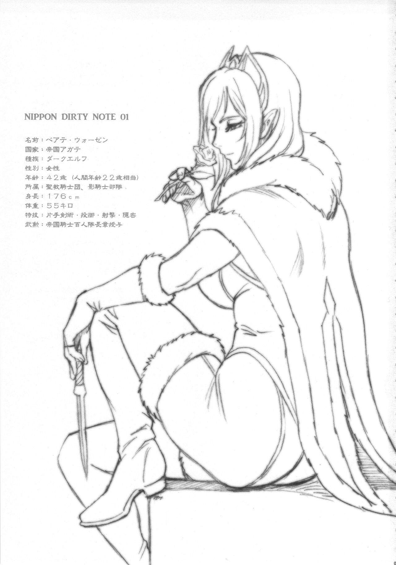 (ふたけっと12) [肉りんご (カクガリ兄弟)] NIPPON DIRTY NOTE 01