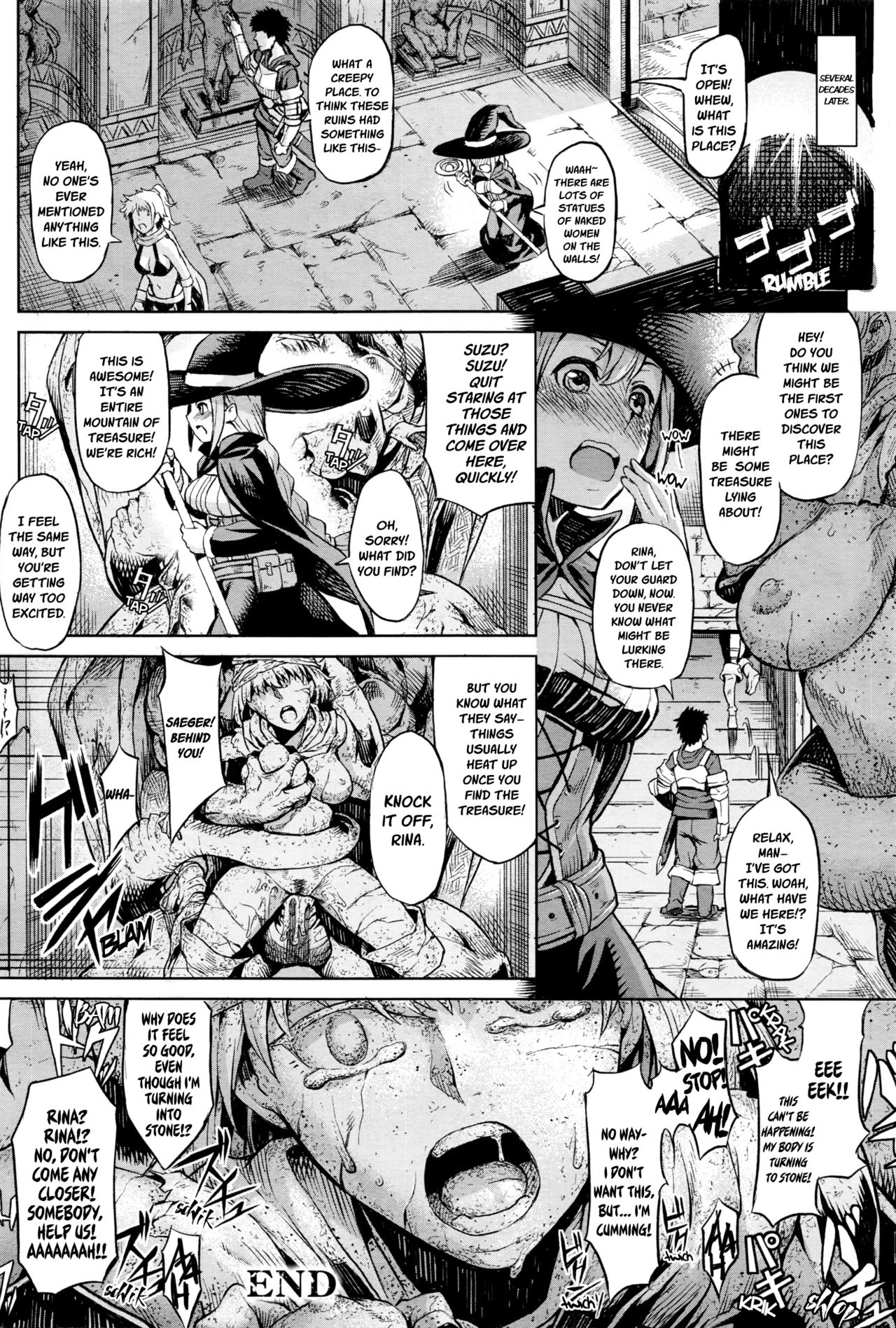 [タケ] 石の淫獄 (コミックアンリアル 2016年4月号 Vol.60) [英訳] [無修正]