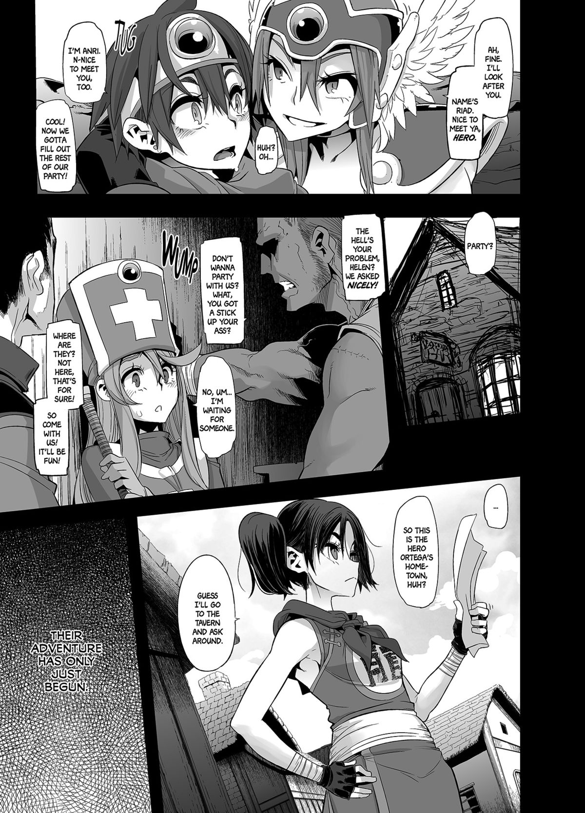 [DA HOOTCH (新堂エル)] 女ゆうしゃノ旅 (ドラゴンクエストIII) [英訳] [DL版]