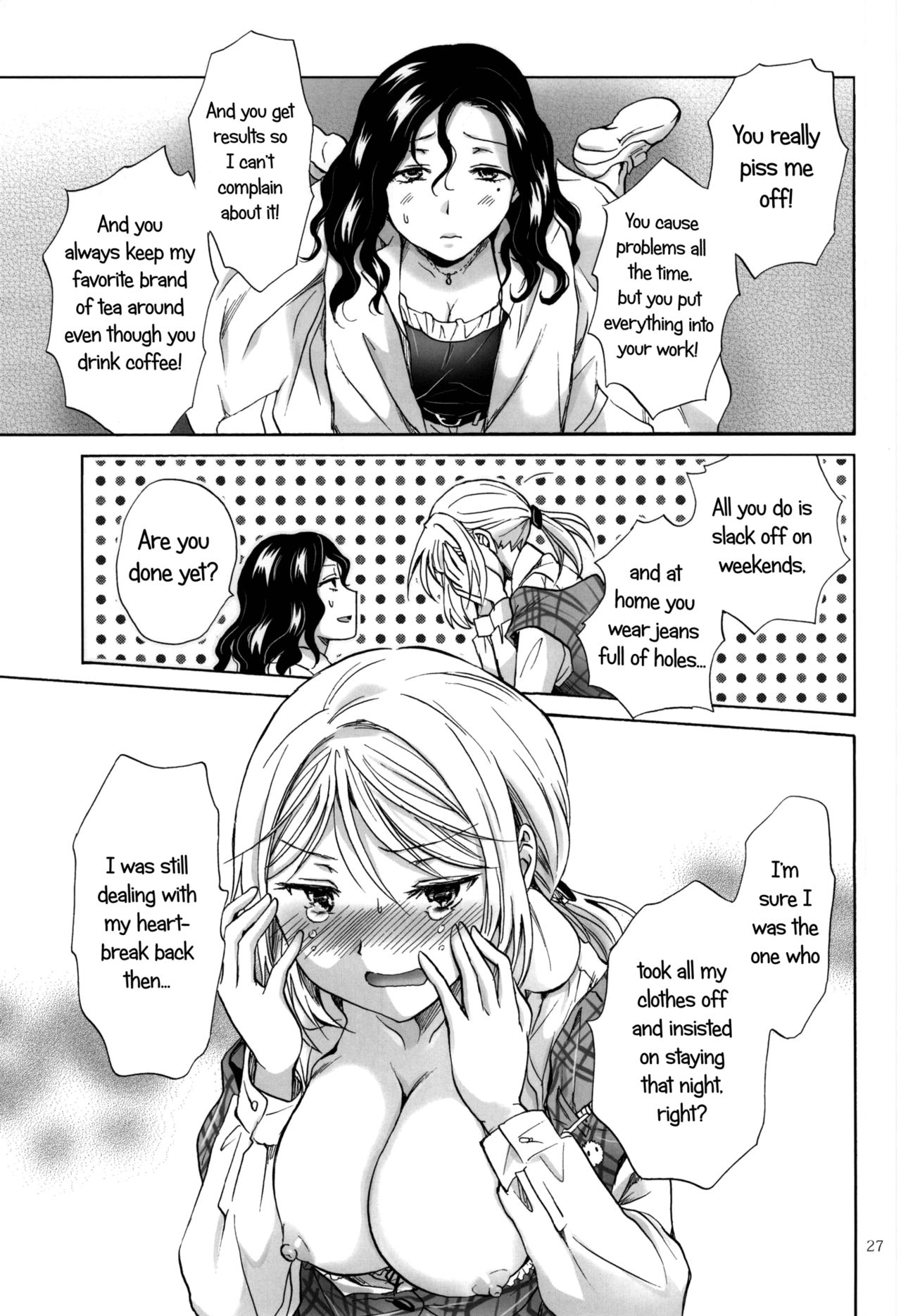 (GirlsLoveFestival 13) [peachpulsar (みら)] モリシタアライの恋愛事情 [英訳]
