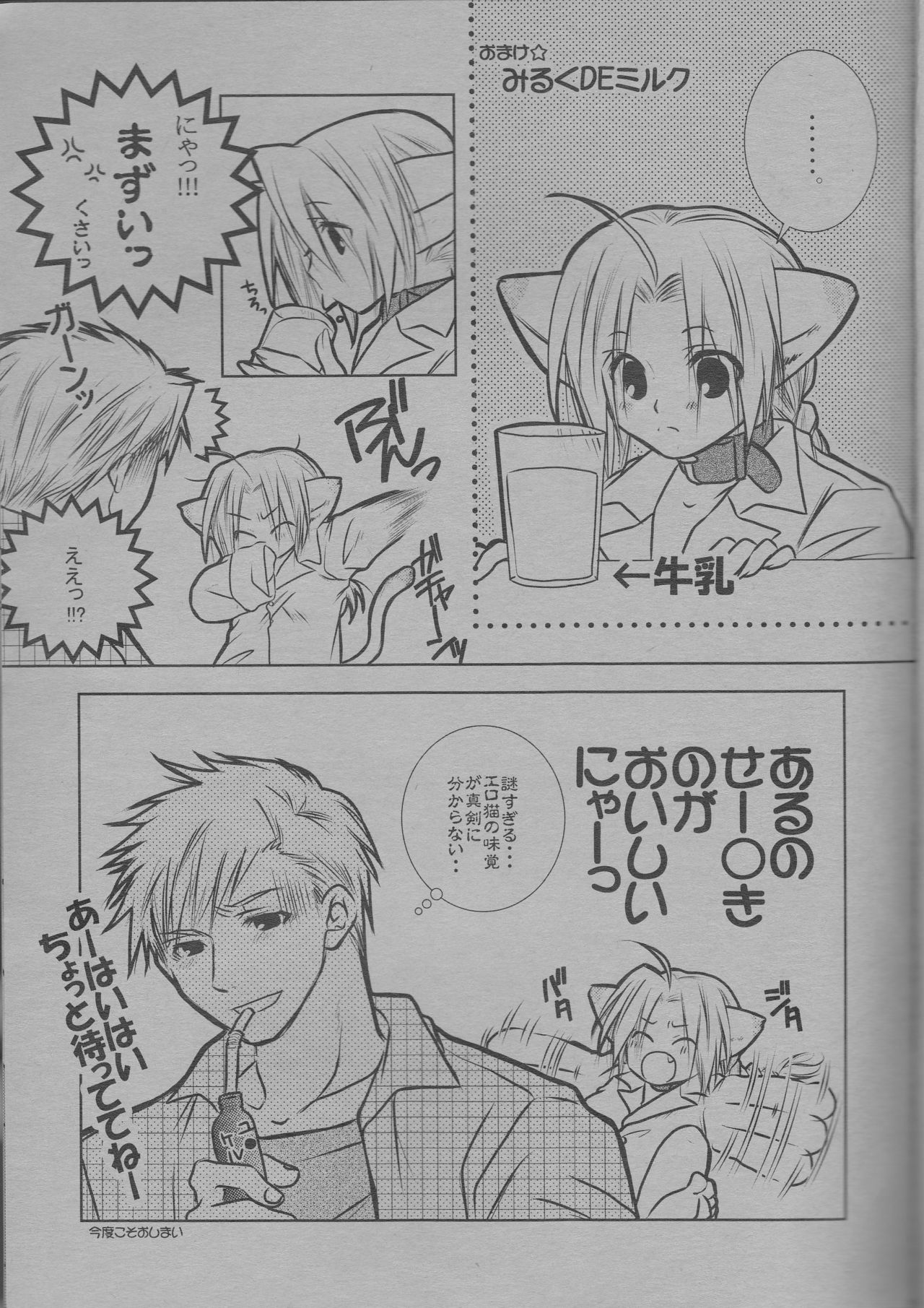 (C68) [HEAVENS (月影満丸)] にゃんにゃん (鋼の錬金術師)