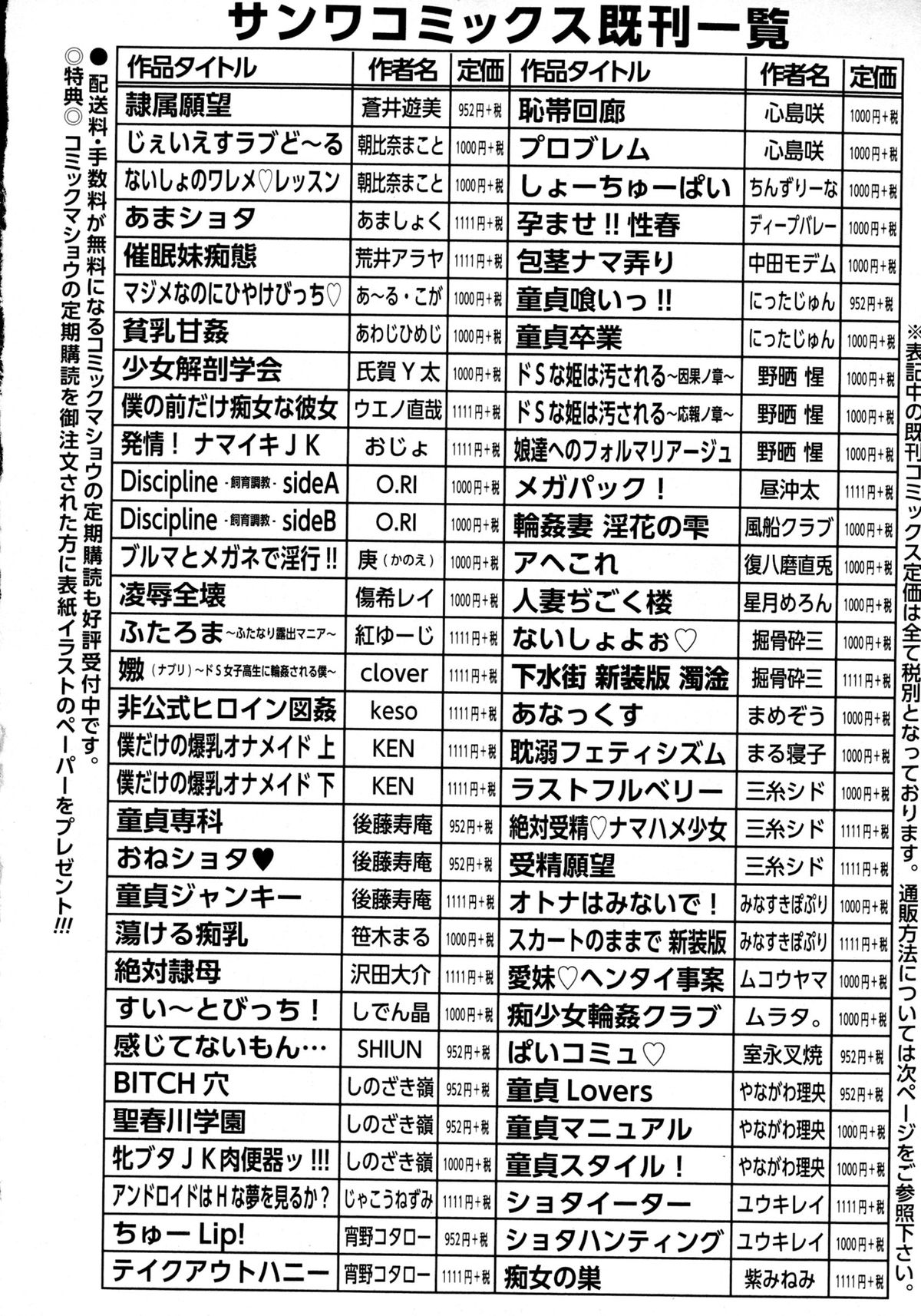 コミック・マショウ 2016年2月号