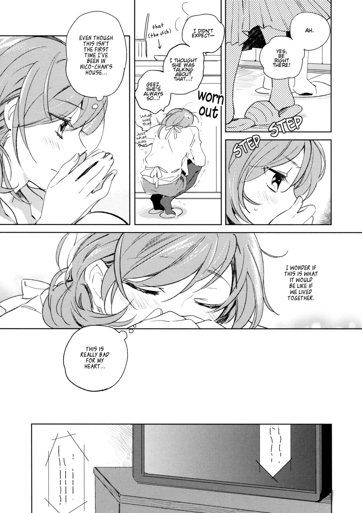 (C89) [prism＊pink (かるは)] おとなのかいだん (ラブライブ!) [英訳]