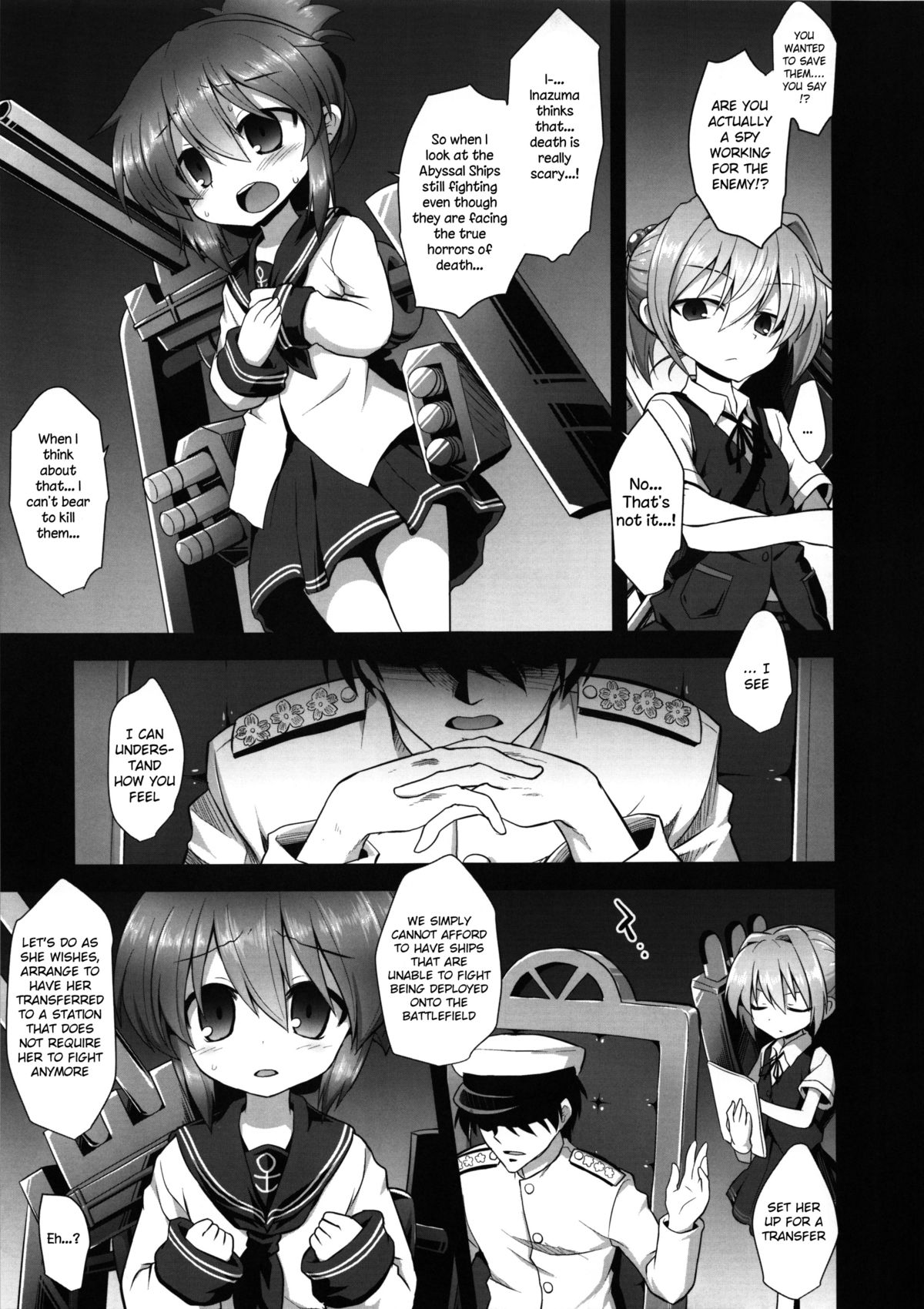 (C85) [悪転奏進 (黒糖ニッケ)] 艦娘着妊 電出産鬼畜姦 (艦隊これくしょん -艦これ-) [英訳]