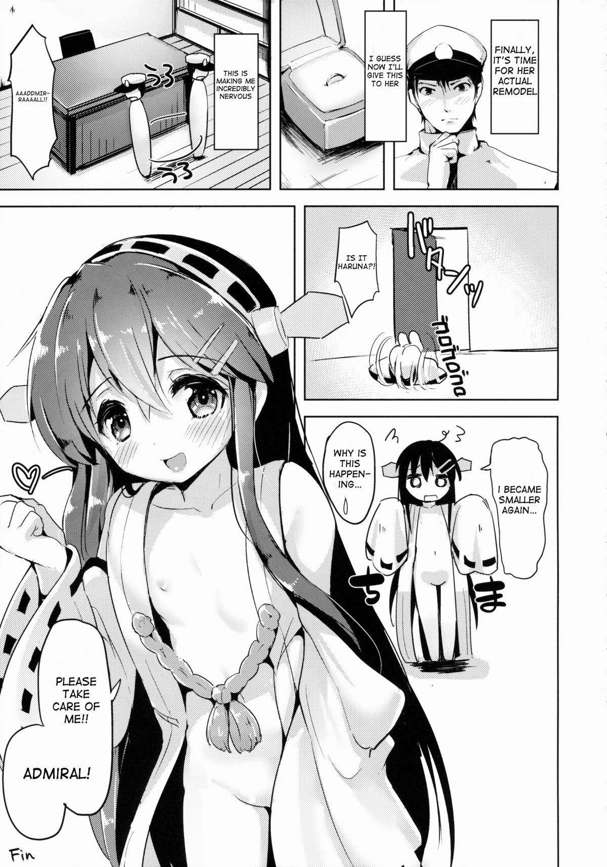 (C88) [ナマナマゴ (柴七世)] ロリ榛名が提督の精液で元に戻る本 (艦隊これくしょん -艦これ-) [英訳]