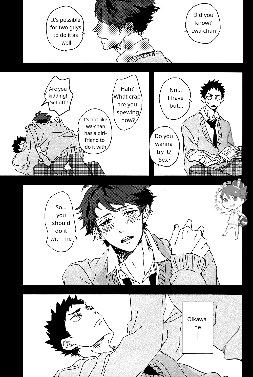 (SUPER23) [CHOCOLATE HOKKE (HOKKE)] SOUR BOY's BITTER BLUES (ハイキュー!!) [英訳]