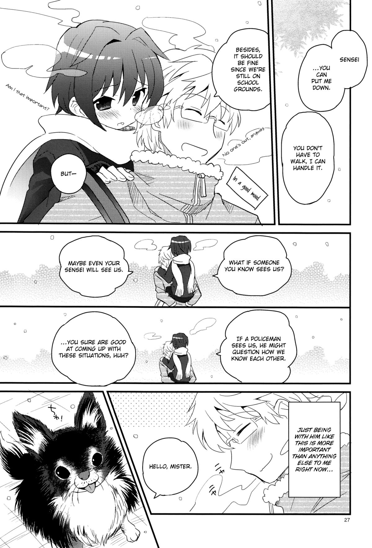 [88scones (さかきツイ)] センセイ、センセイ [英訳]