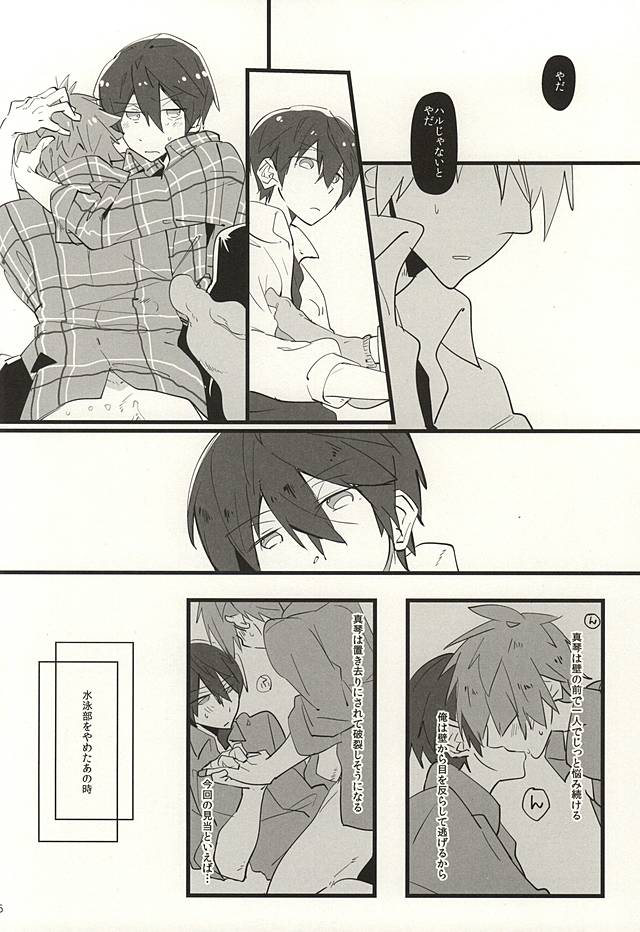 (恋愛シャチュエーション4) [自腹 (ごま)] ココアとチョコレートケーキ (Free!)