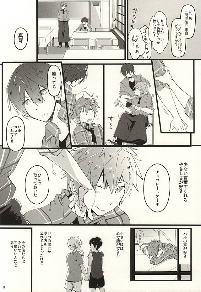 (恋愛シャチュエーション4) [自腹 (ごま)] ココアとチョコレートケーキ (Free!)
