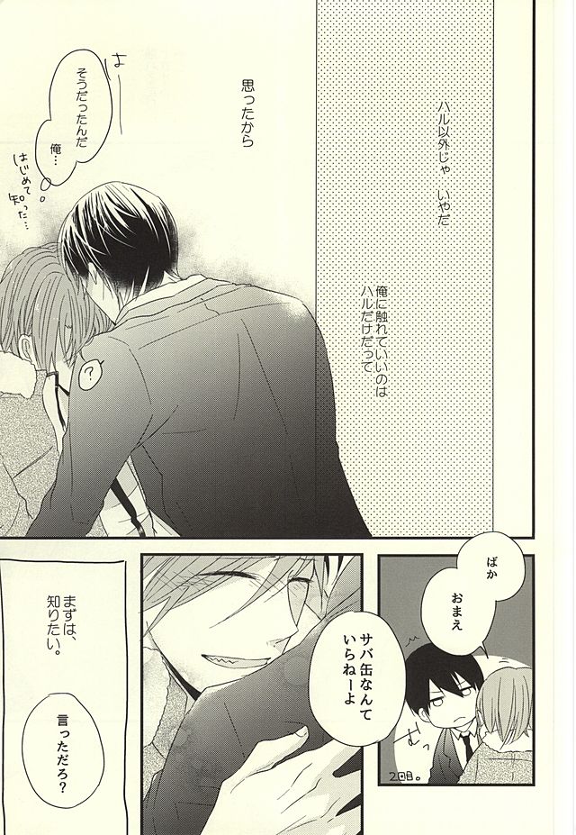 (SUPER24) [ジープニー・コニー (くまさか)] サバ缶の分だけ。(下) (Free!)
