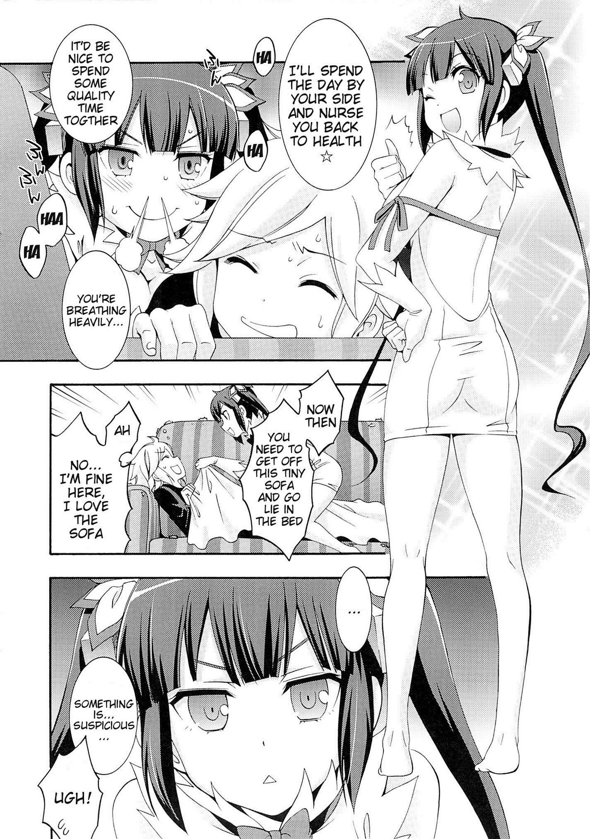 (COMIC1☆9) [MIX-ISM (犬威赤彦)] ロリ神様シコリティカルヒット!! (ダンジョンに出会いを求めるのは間違っているだろうか) [英訳]
