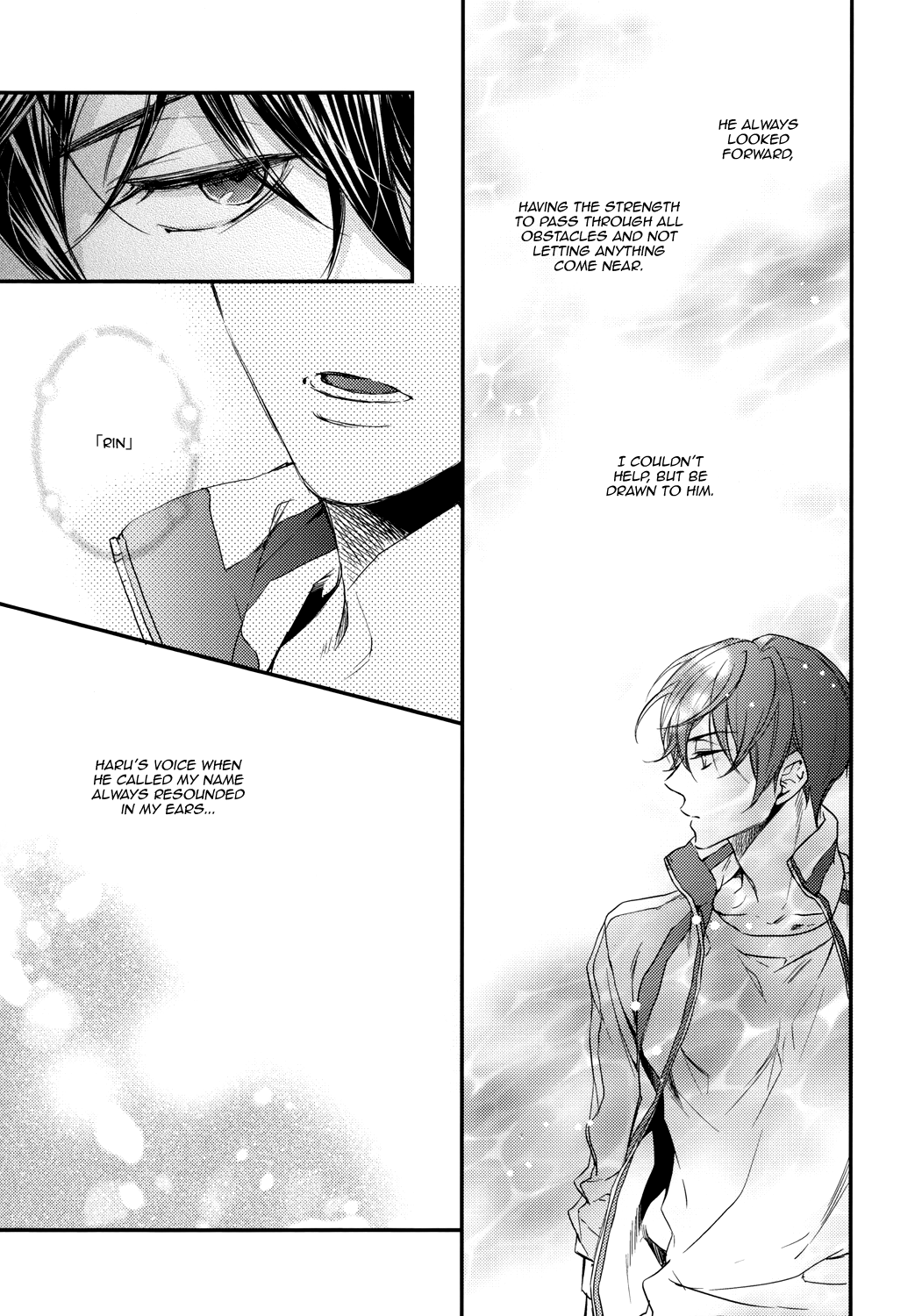 (C86) [オシノビー (山田パピコ)] Distance of the heart (Free!) [英訳]