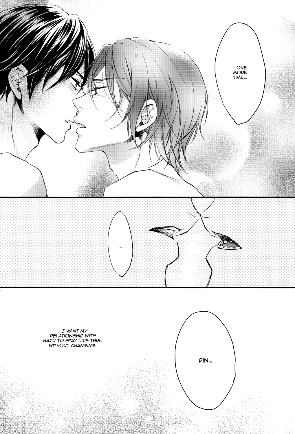 (C86) [オシノビー (山田パピコ)] Distance of the heart (Free!) [英訳]