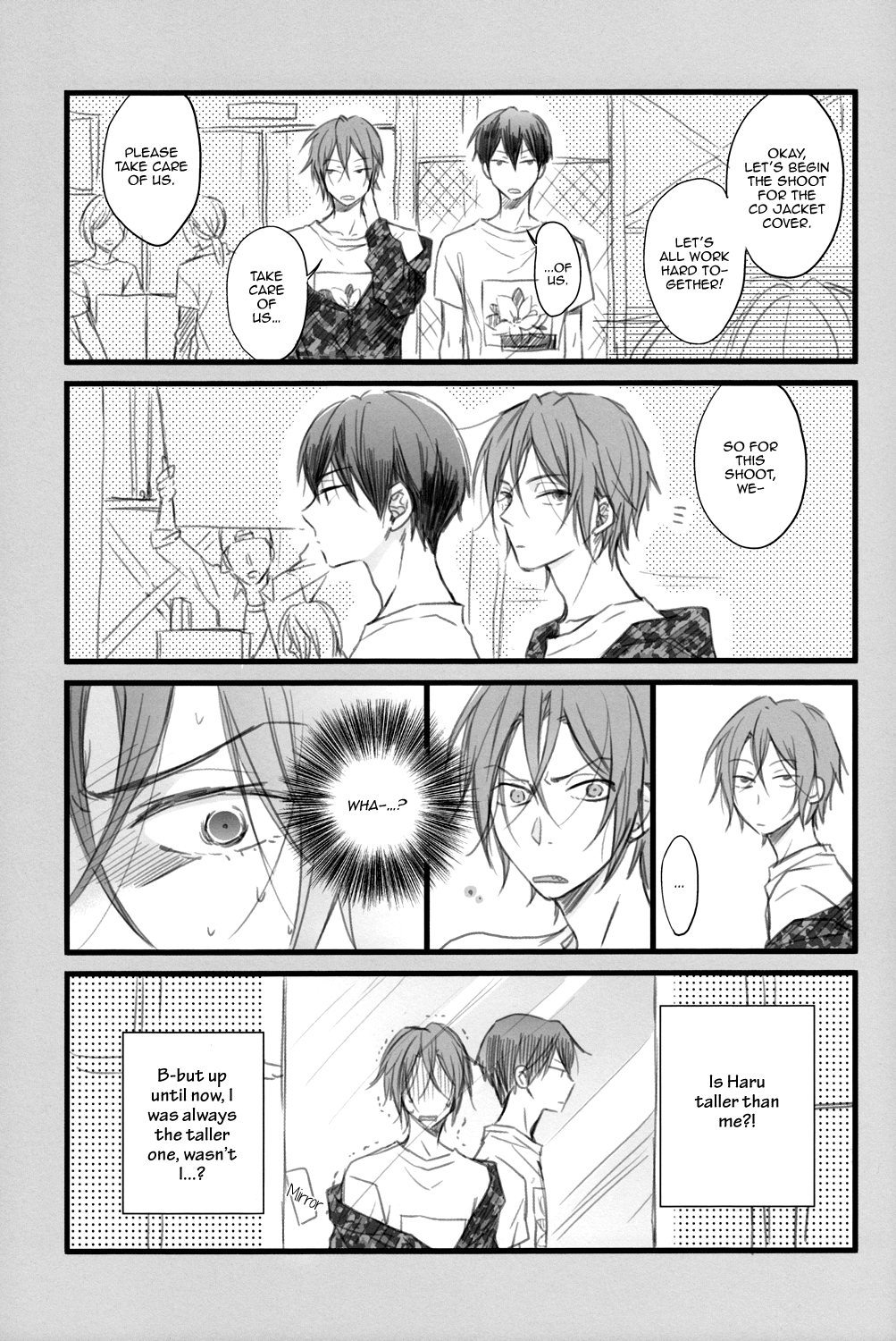 (C86) [オシノビー (山田パピコ)] Distance of the heart (Free!) [英訳]