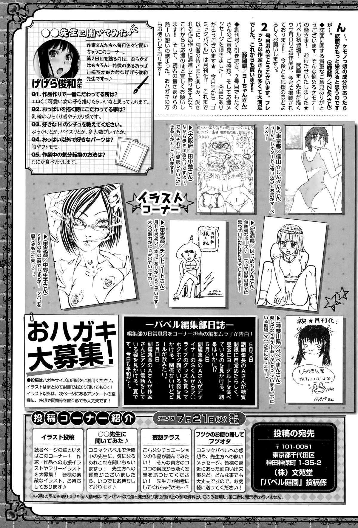 COMIC BAVEL 2015年8月号